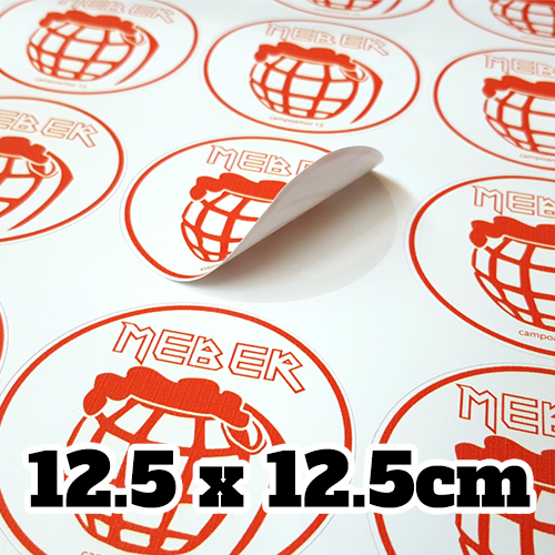 Comprar pegatinas redondas personalizadas de 12,5 cm